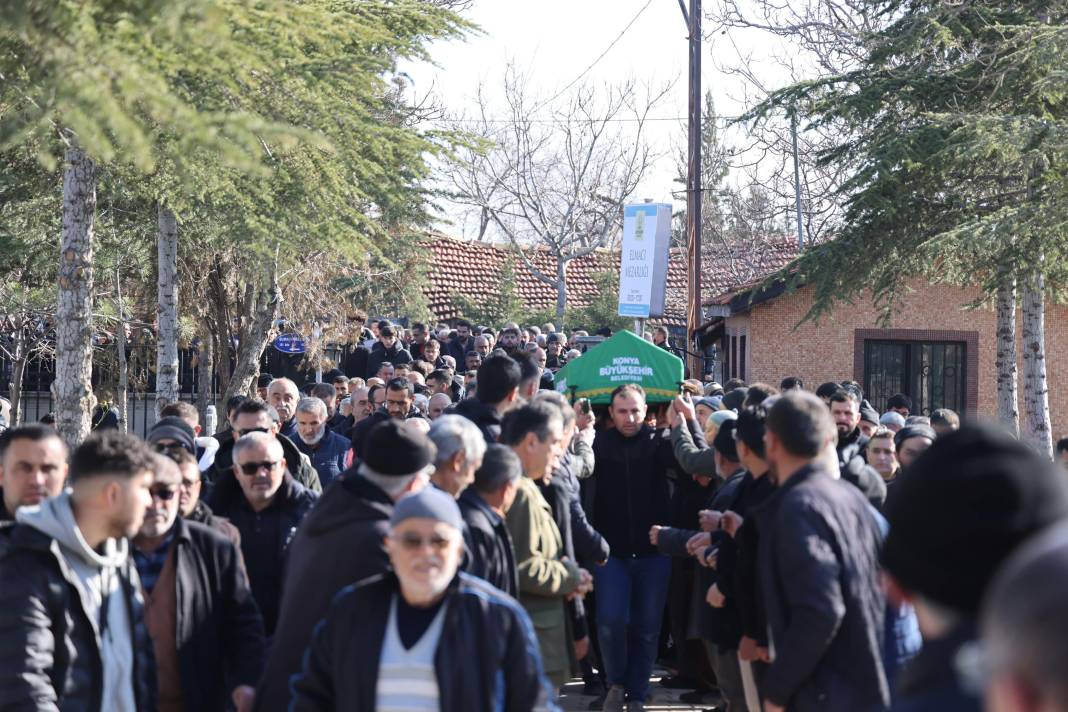 Kazada can veren İshak Kaan Yaman’a Konya’da yürek yakan veda 4